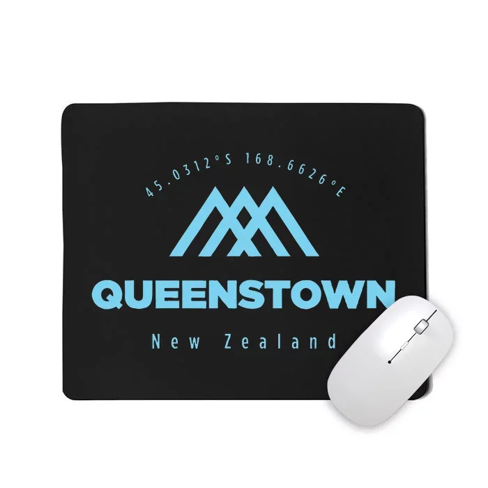 Queenstown Mountain Vacation Skiing New Zealand Mousepad