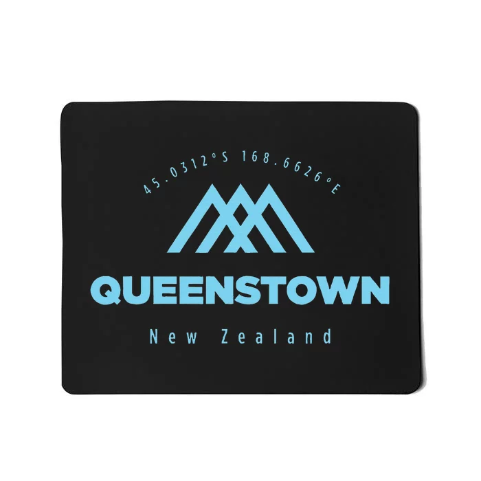 Queenstown Mountain Vacation Skiing New Zealand Mousepad