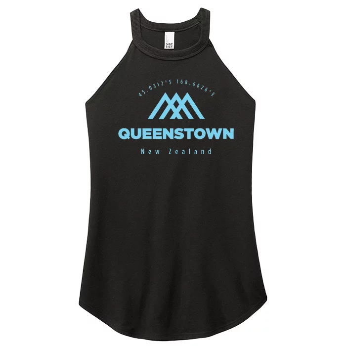 Queenstown Mountain Vacation Skiing New Zealand Women’s Perfect Tri Rocker Tank