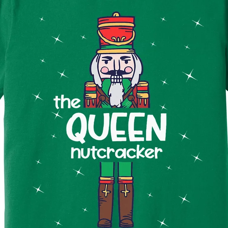 Queen Nutcracker Family Matching Funny Pajama Premium T-Shirt