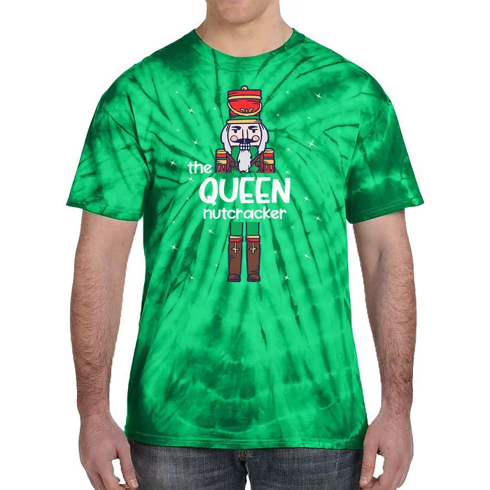 Queen Nutcracker Family Matching Funny Pajama Tie-Dye T-Shirt