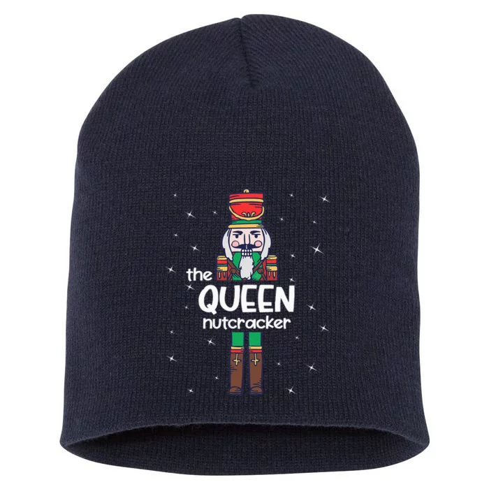 Queen Nutcracker Family Matching Funny Pajama Short Acrylic Beanie