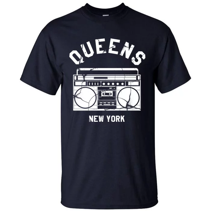 Queens NY Gifts New York NYC Boombox Tall T-Shirt