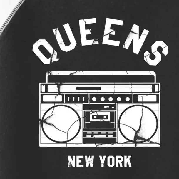 Queens Ny Gifts New York Nyc Boombox Toddler Fine Jersey T-Shirt