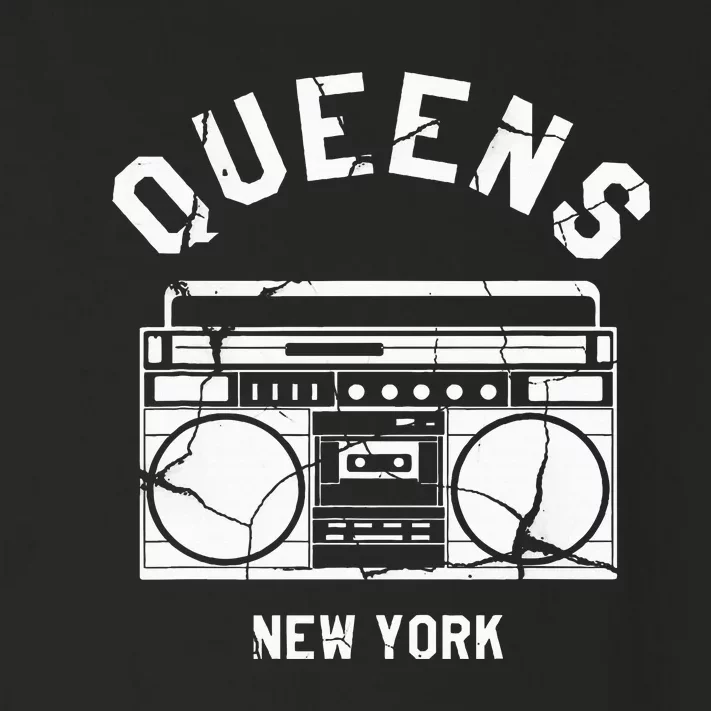 Queens Ny Gifts New York Nyc Boombox Toddler Long Sleeve Shirt