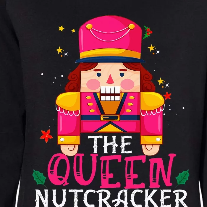 Queen Nutracker Matching Family Group Christmas Party Pajama Womens California Wash Sweatshirt