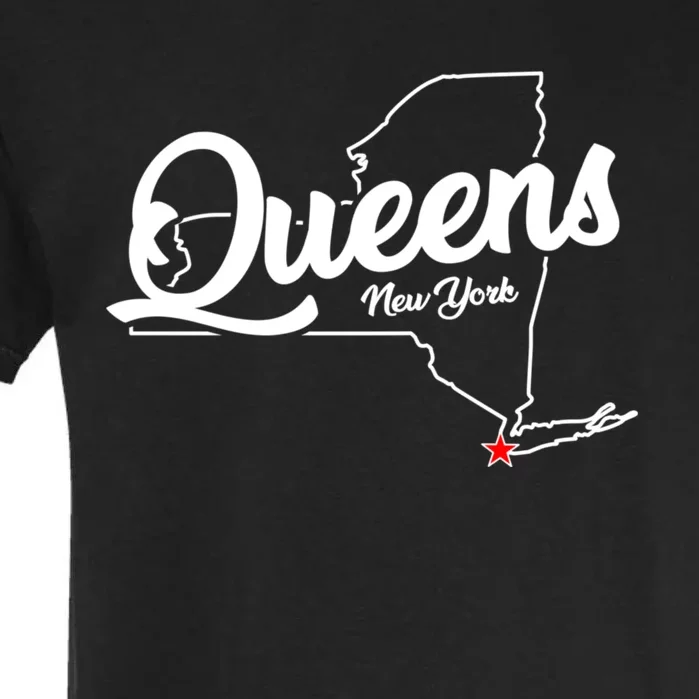 Queens Ny New York Nyc Gifts Souvenirs Garment-Dyed Heavyweight T-Shirt