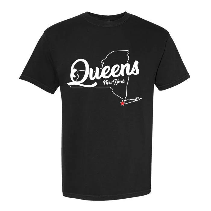 Queens Ny New York Nyc Gifts Souvenirs Garment-Dyed Heavyweight T-Shirt