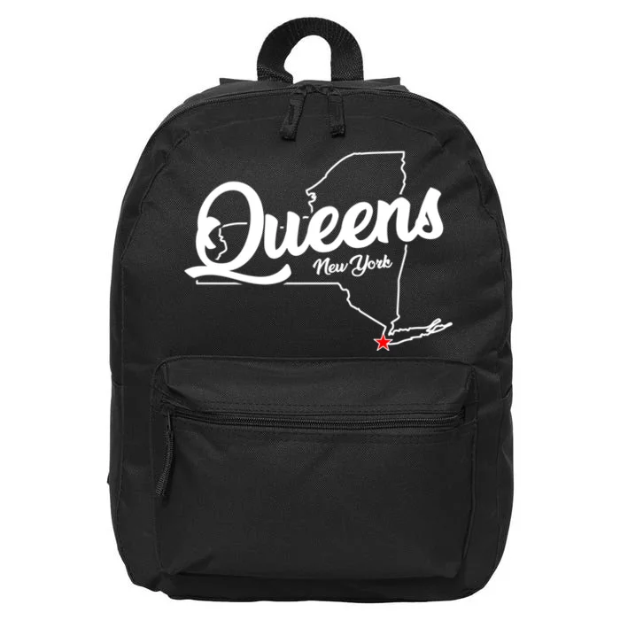 Queens Ny New York Nyc Gifts Souvenirs 16 in Basic Backpack