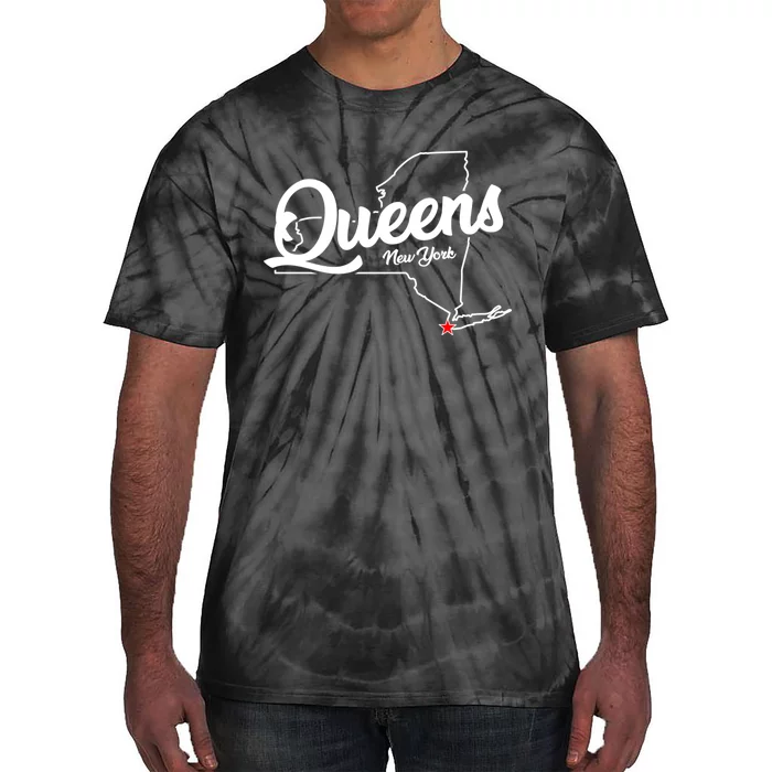 Queens Ny New York Nyc Gifts Souvenirs Tie-Dye T-Shirt