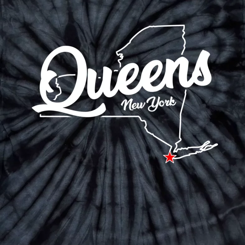 Queens Ny New York Nyc Gifts Souvenirs Tie-Dye T-Shirt