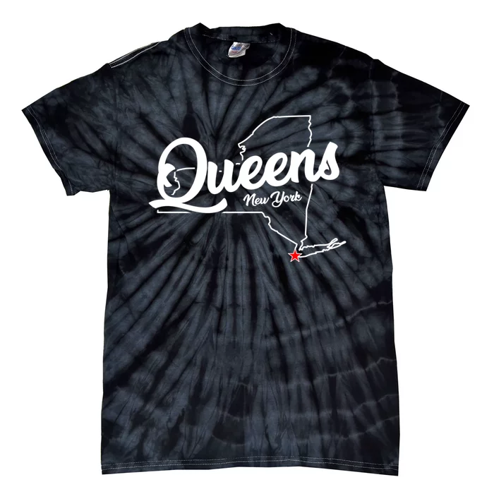 Queens Ny New York Nyc Gifts Souvenirs Tie-Dye T-Shirt