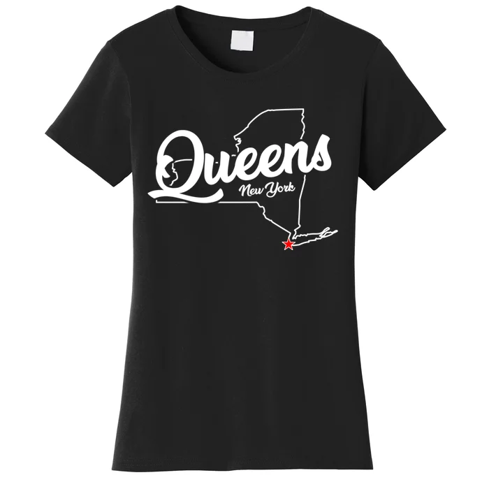 Queens Ny New York Nyc Gifts Souvenirs Women's T-Shirt