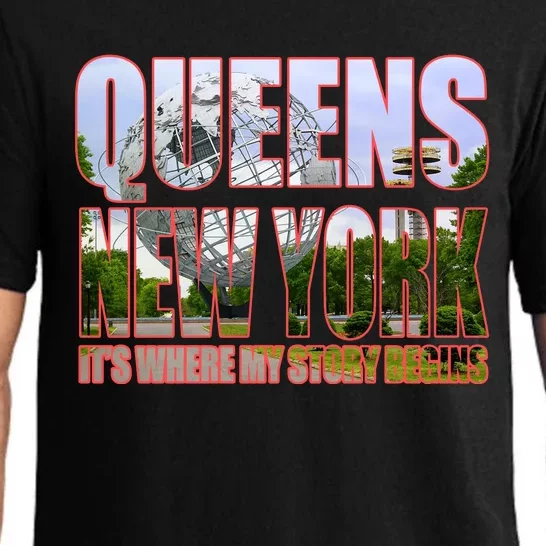 Queen New York It's Where My Story Begins Pajama Set