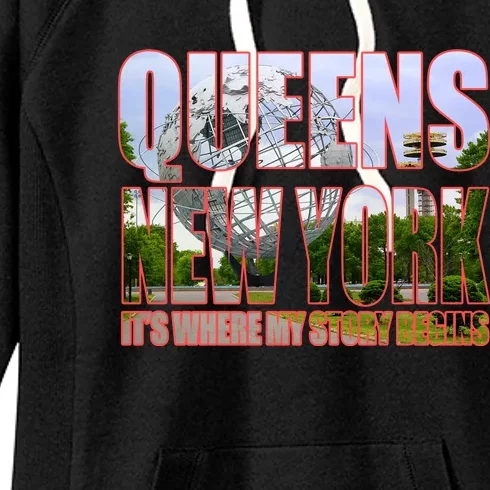 Queen New York It's Where My Story Begins Women's Fleece Hoodie