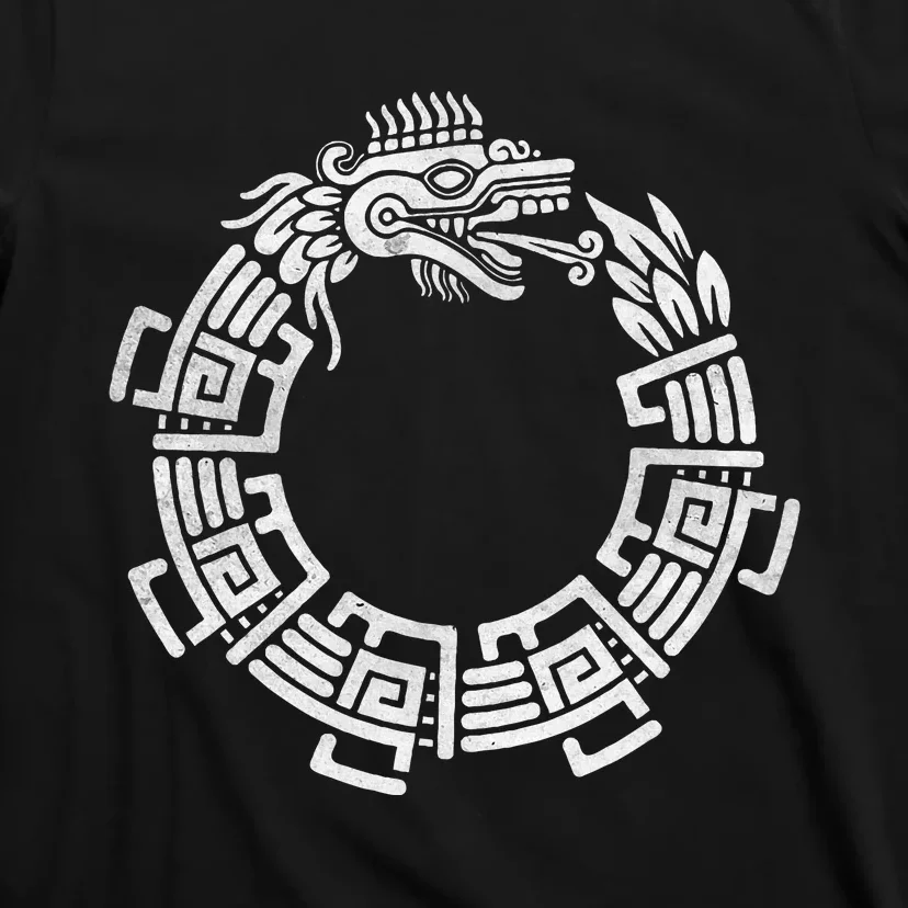 Quetzalcoatl Ouroboros Aztec Serpent Mayan Inca Toltec T-Shirt