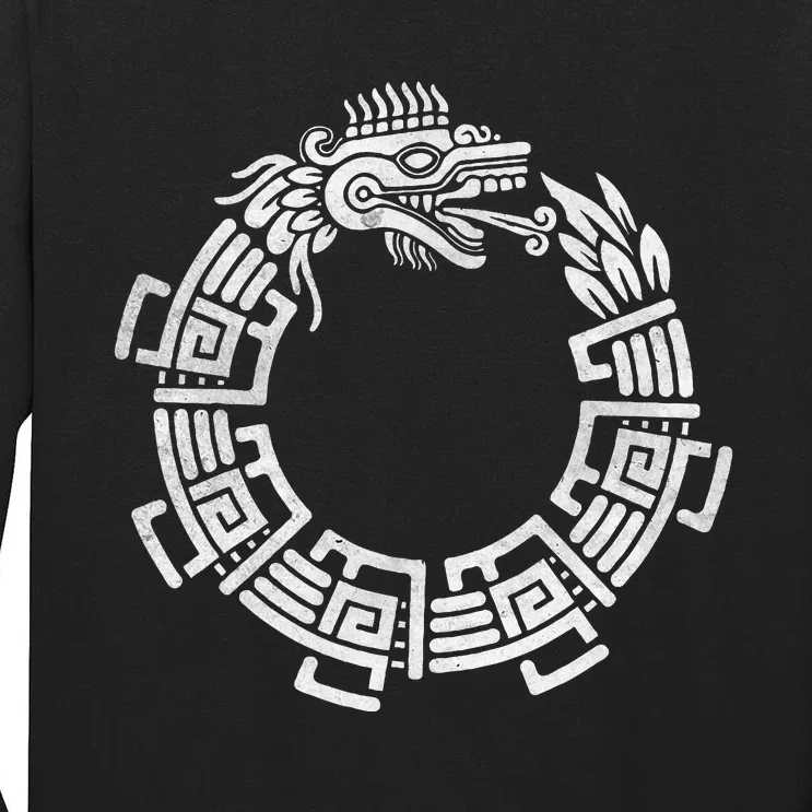 Quetzalcoatl Ouroboros Aztec Serpent Mayan Inca Toltec Tall Long Sleeve T-Shirt