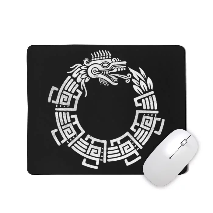 Quetzalcoatl Ouroboros Aztec Serpent Mayan Inca Toltec Mousepad