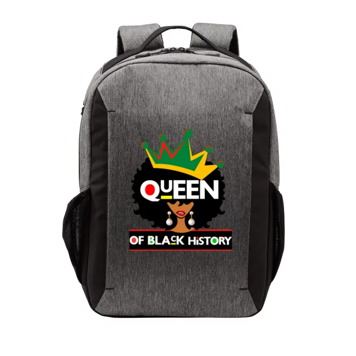 Queen Of Black History Month Melanin Poppin Queens Gift Vector Backpack