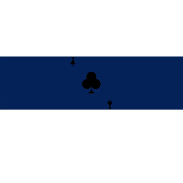 Queen Of Clubs Card Playing Card Poker Costume Card Bumper Sticker