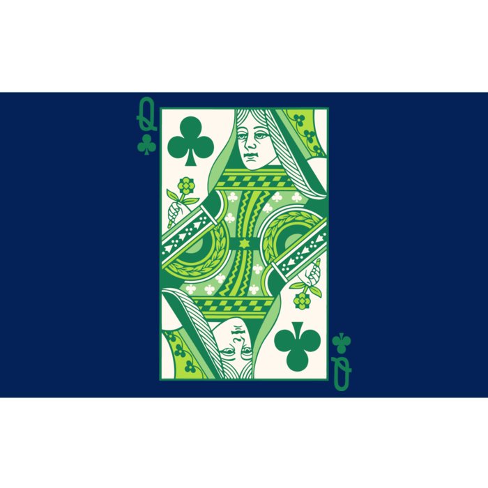 Queen Of Clubs Saint PatrickS Day Bumper Sticker