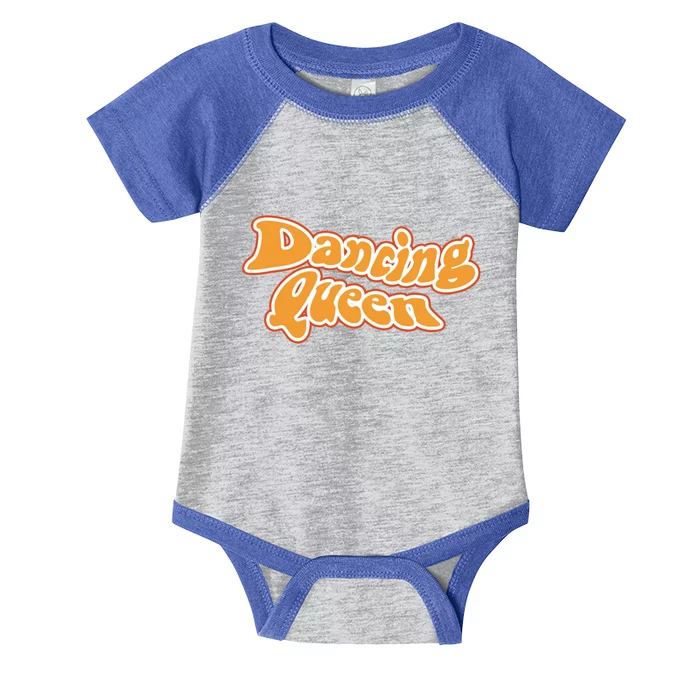 Queen Of Dancing Vintage 70s 80s Gift Infant Baby Jersey Bodysuit