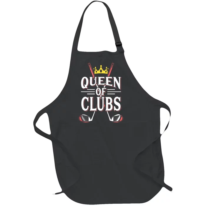 Queen Of Golf Club Tank Top Full-Length Apron With Pocket