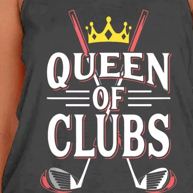 Queen Of Golf Club Tank Top Women's Knotted Racerback Tank