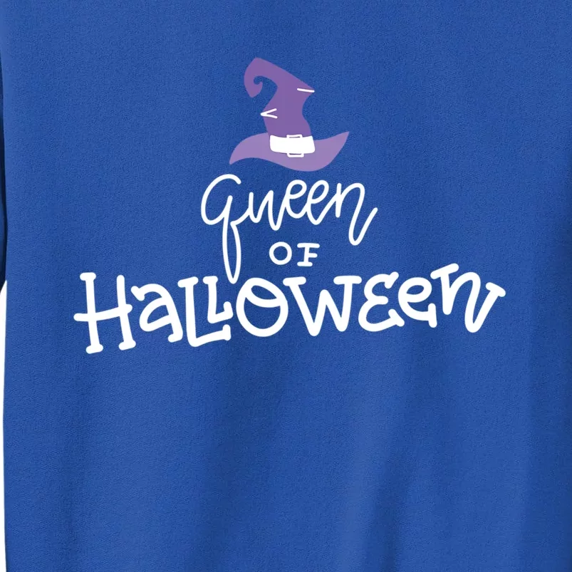 Queen Of Halloween Witches Hat Cool Gift Sweatshirt