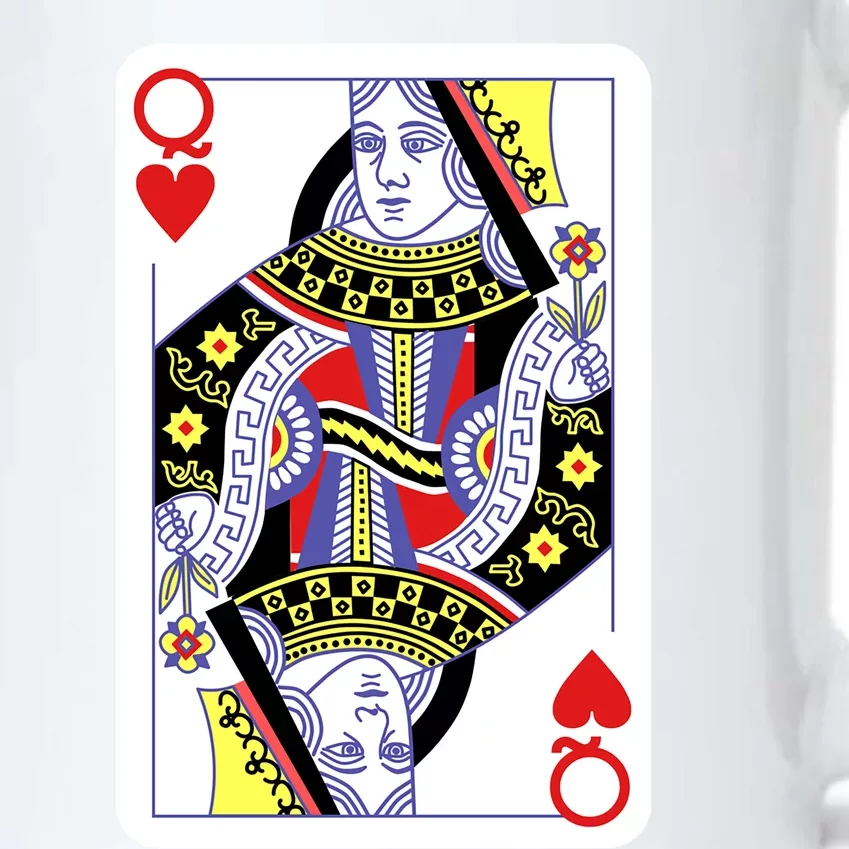 Queen Of Hearts Playing Cards Halloween Costume Casino Easy Great Gift Black Color Changing Mug