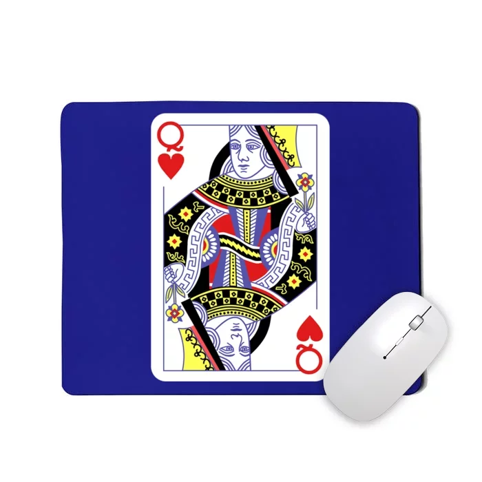 Queen Of Hearts Playing Cards Halloween Costume Casino Easy Great Gift Mousepad