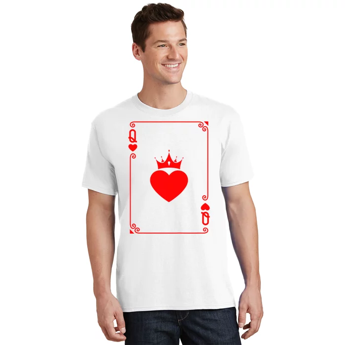 Queen Of Heart King And Queen Easy Couple Halloween Costume T-Shirt