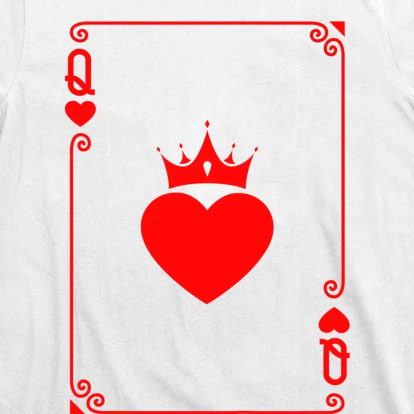 Queen Of Heart King And Queen Easy Couple Halloween Costume T-Shirt