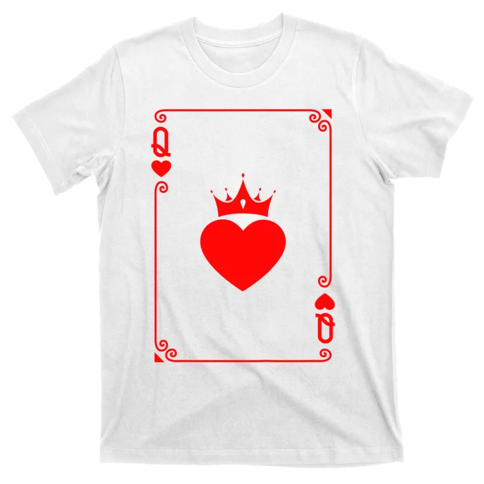 Queen Of Heart King And Queen Easy Couple Halloween Costume T-Shirt