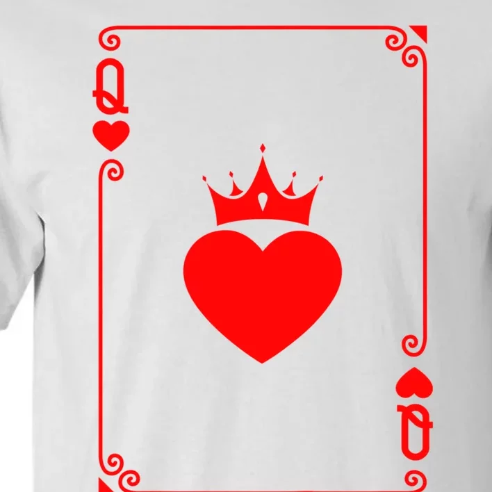 Queen Of Heart King And Queen Easy Couple Halloween Costume Tall T-Shirt