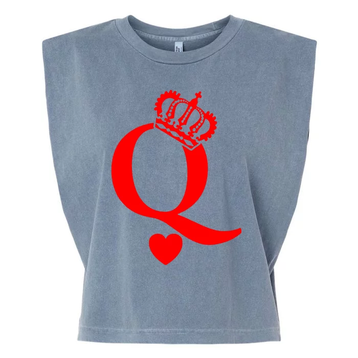 Queen Of Hearts King Of Hearts Playing Cards Deck Of Cards Garment-Dyed Women's Muscle Tee