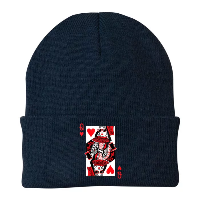 Queen Of Hearts Knit Cap Winter Beanie