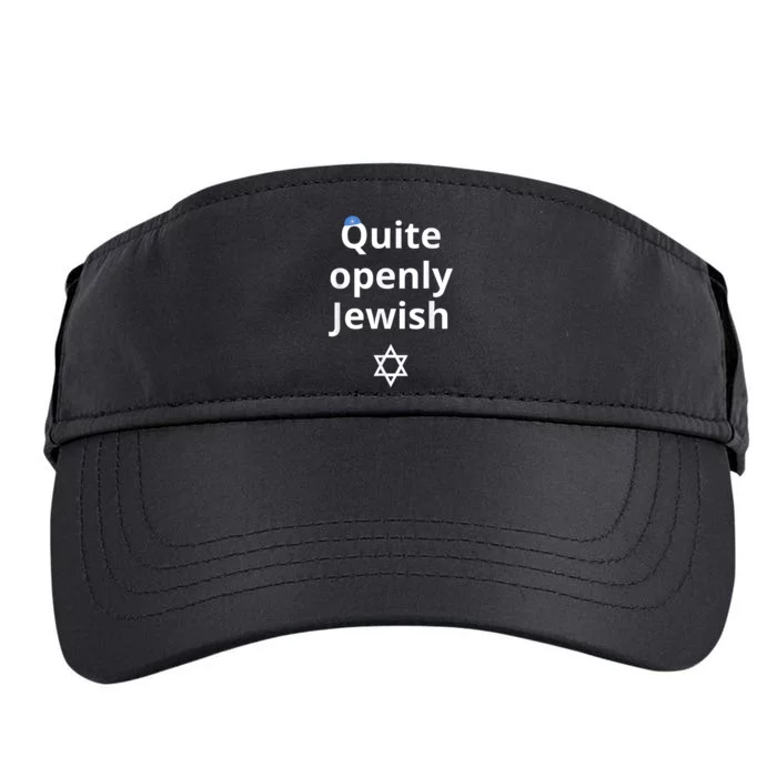 Quite Openly Jewish Adult Drive Performance Visor