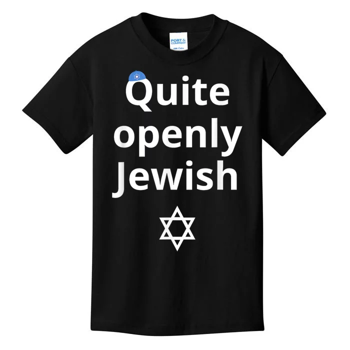 Quite Openly Jewish Kids T-Shirt