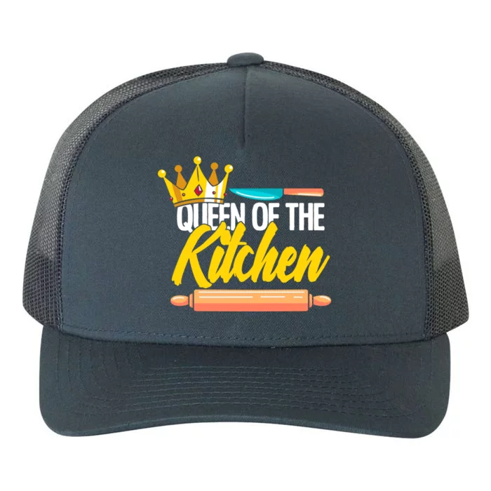 Queen Of Kitchen Cooking Cooker Chef Mom Gift Yupoong Adult 5-Panel Trucker Hat