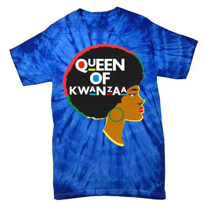 Queens Of Kwanzaa Melanin African Hope Love Unity Cool Gift Tie-Dye T-Shirt