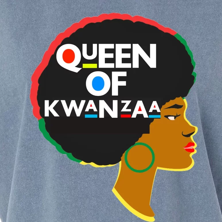 Queens Of Kwanzaa Melanin African Hope Love Unity Cool Gift Garment-Dyed Women's Muscle Tee