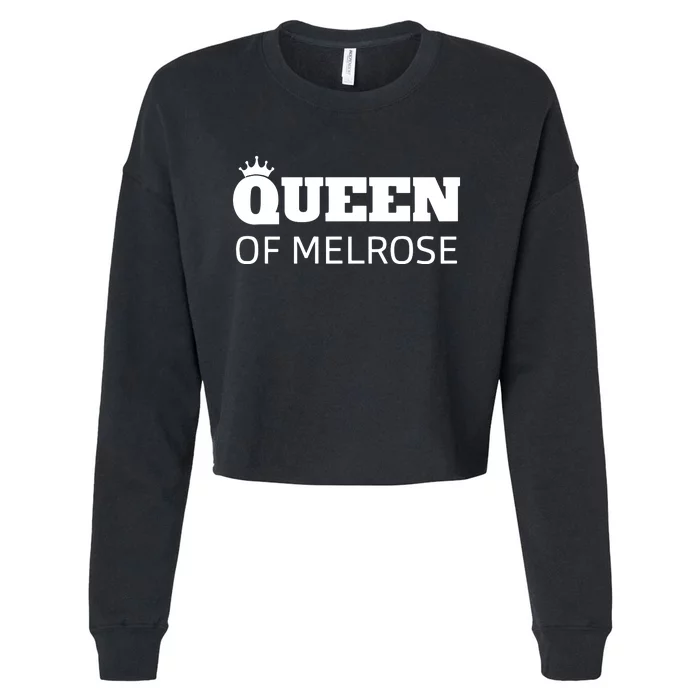 Queen Of Melrose Cropped Pullover Crew