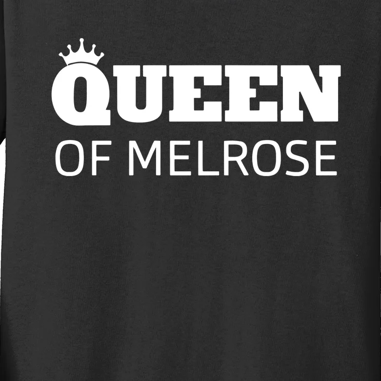 Queen Of Melrose Kids Long Sleeve Shirt