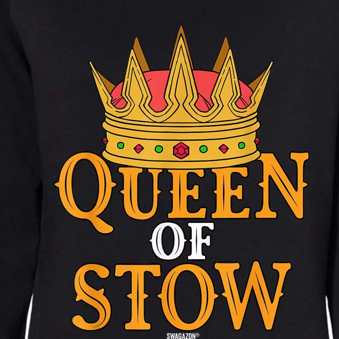 Queen Of Stow Swagazon Stowers Associate Pride Stowing Rate Womens California Wash Sweatshirt