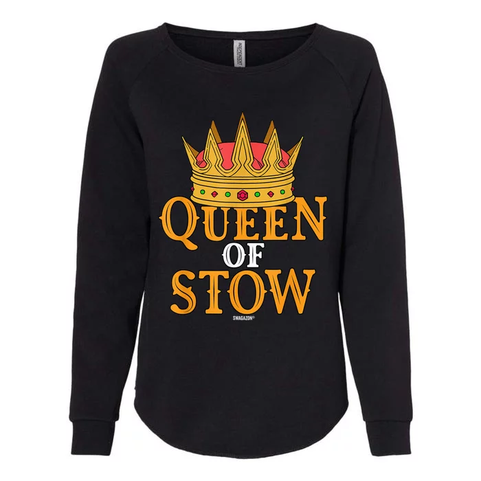 Queen Of Stow Swagazon Stowers Associate Pride Stowing Rate Womens California Wash Sweatshirt