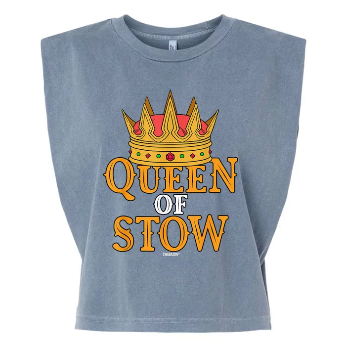 Queen Of Stow Swagazon Stowers Associate Pride Stowing Rate Garment-Dyed Women's Muscle Tee