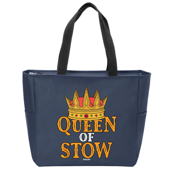 Queen Of Stow Swagazon Stowers Associate Pride Stowing Rate Zip Tote Bag