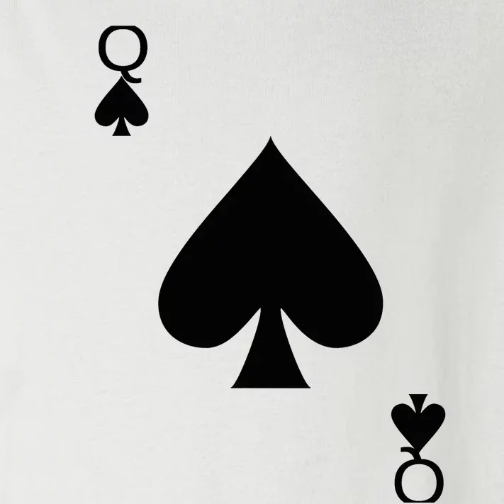 Queen of Spades Deck of Cards Halloween Costume Toddler Long Sleeve Shirt