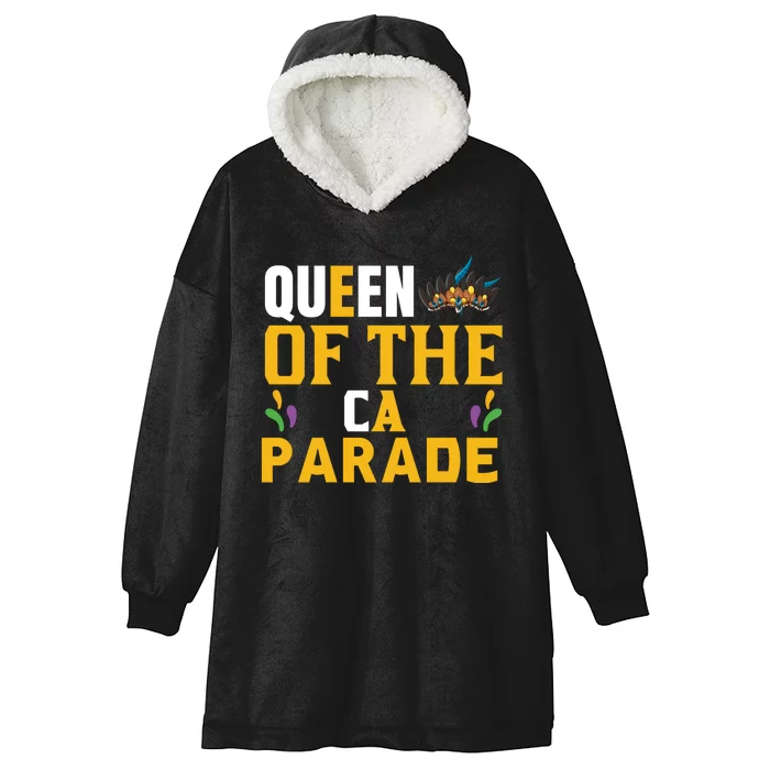 Queen Of The Ca Parade Hooded Wearable Blanket